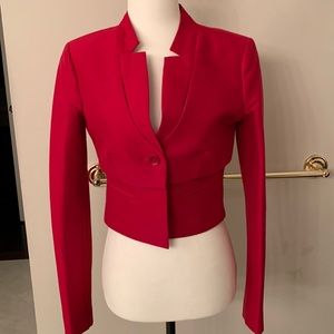 BCBG Maxazria red blazer
